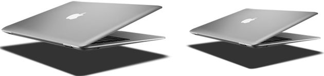 MacBook Air - porównanie nowego i starego modelu