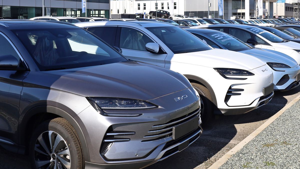 Chińskie samochody BYD