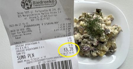 W Biedronce wydaliśmy 13 zł. Naje się cała rodzina