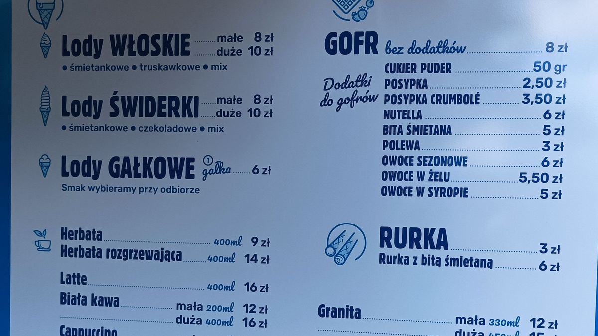 Ceny gofrów nad morzem. Znaczące podwyżki w ciągu miesiąca