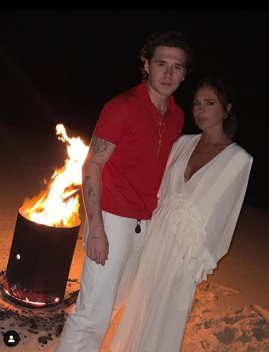 Brooklyn Beckham i Victoria Beckham