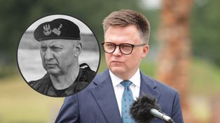 "Prawdziwy dowódca". Poruszający wpis Hołowni po śmierci generała