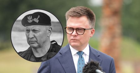 "Prawdziwy dowódca". Poruszający wpis Hołowni po śmierci generała