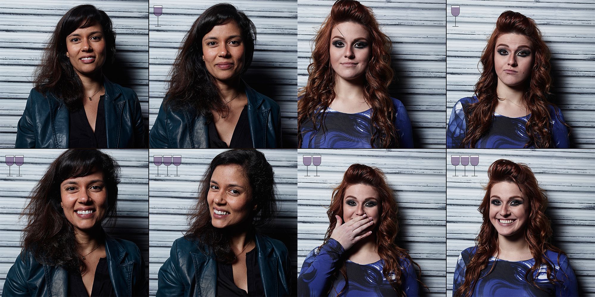 Zastanawialiście się kiedyś jak wyglądacie po 1, 2 i 3 lampkach wina? 10