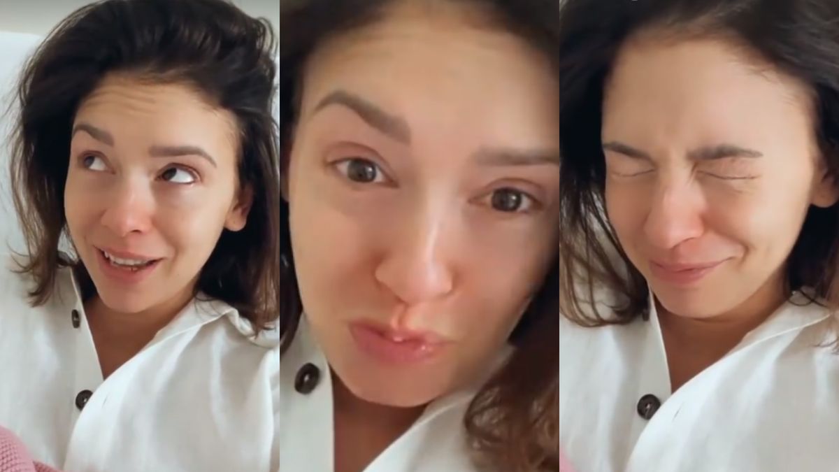 Klaudia Halejcio nagrywała stories dzień po porodzie