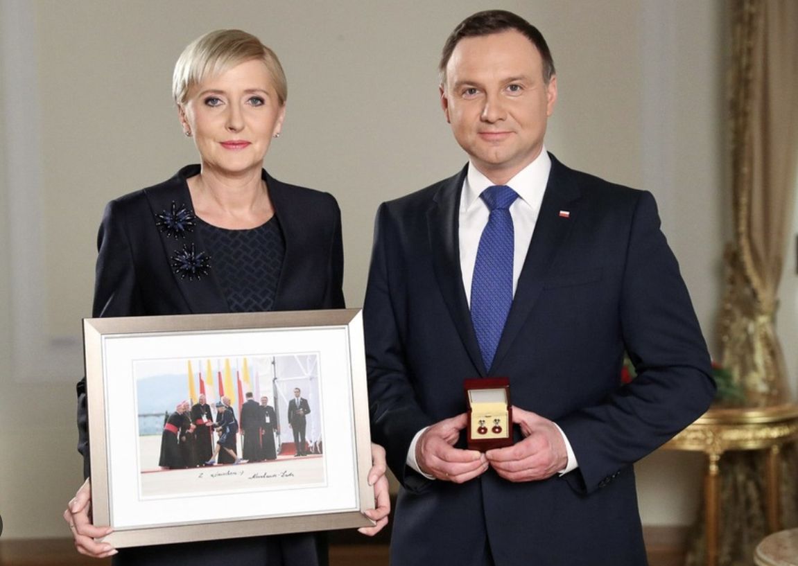 Agata Duda i Andrzej Duda