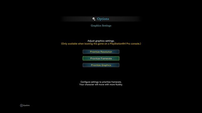 Opcje graficzne w Monster Hunter: World na PS4 Pro