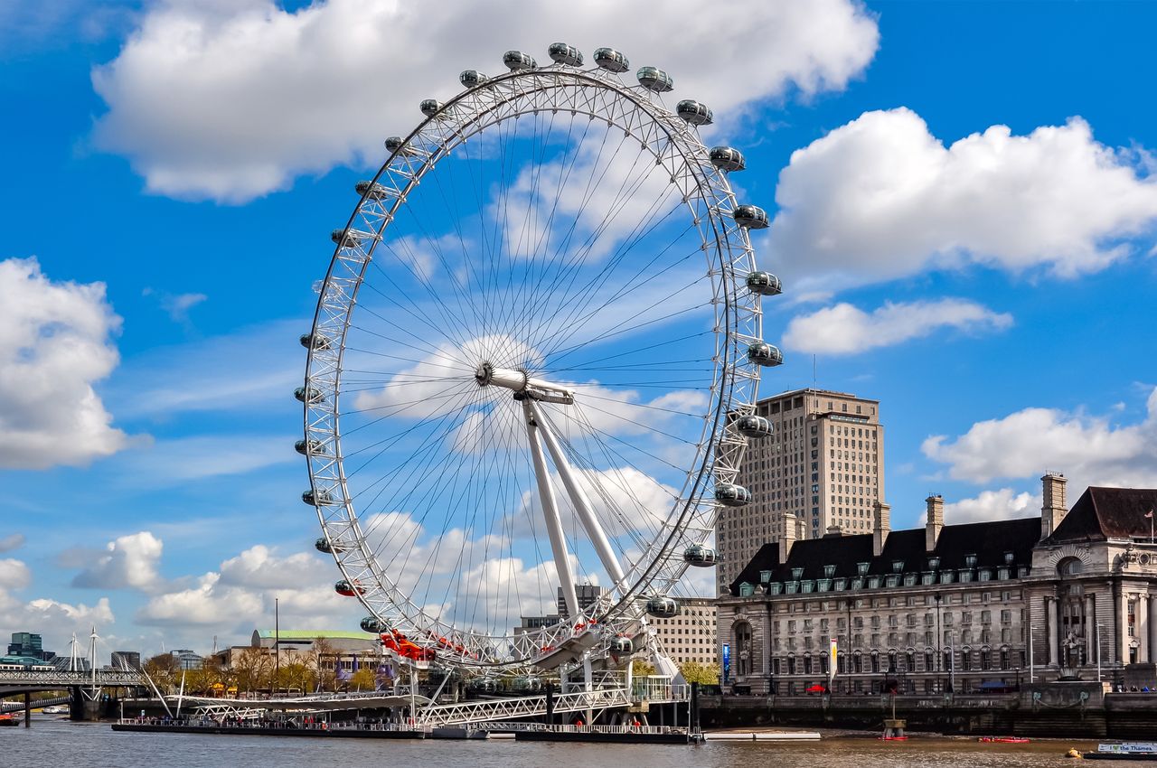 London Eye - jeden z najbardziej charakterystycznych punktów Londynu