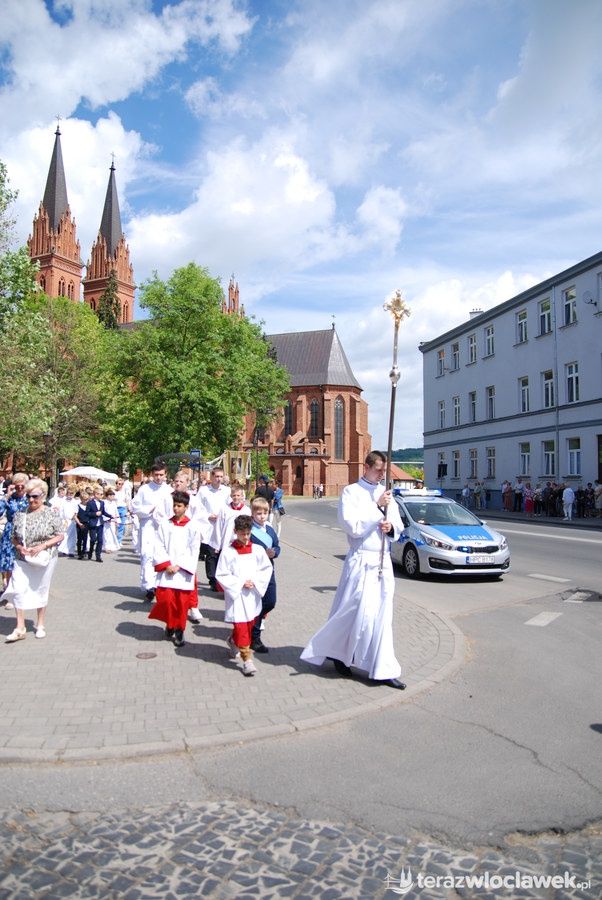 Miejska procesja Bożego Ciała przeszła ulicami Włocławka