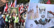 Protest w Gietrzwałdzie. Uczestnicy śpiewali pieśni religijne