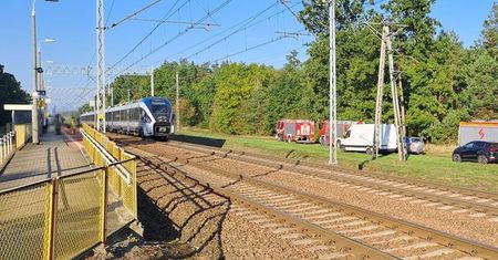 Tragedia na torach niedaleko Białej Podlaskiej. Kobieta wtargnęła pod nadjeżdżający pociąg PKP Intercity