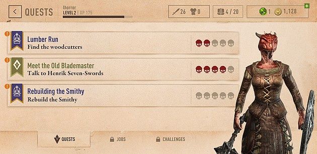 The Elder Scrolls Blades - questy
