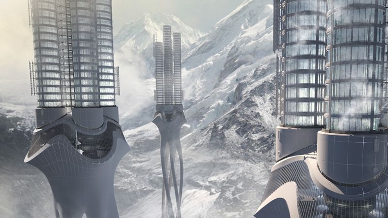 Gigantyczne pojemniki na lód wygrywają eVolo 2012 Skyscraper Competition 1