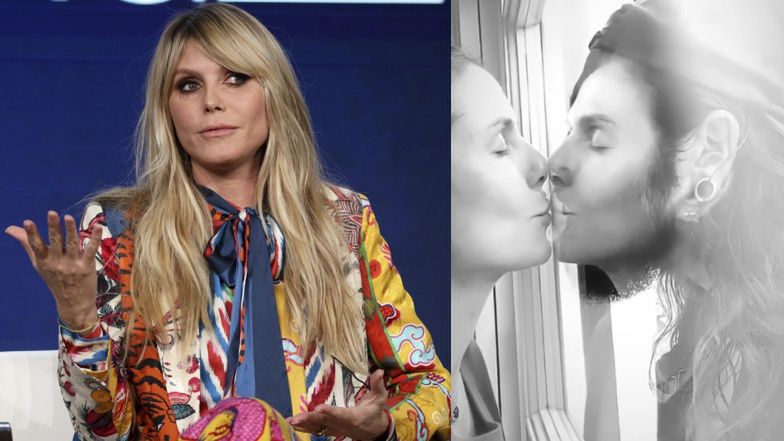 Przebywająca na kwarantannie Heidi Klum całuje męża PRZEZ SZYBĘ: "Nie chcemy rozprzestrzeniać zarazków"