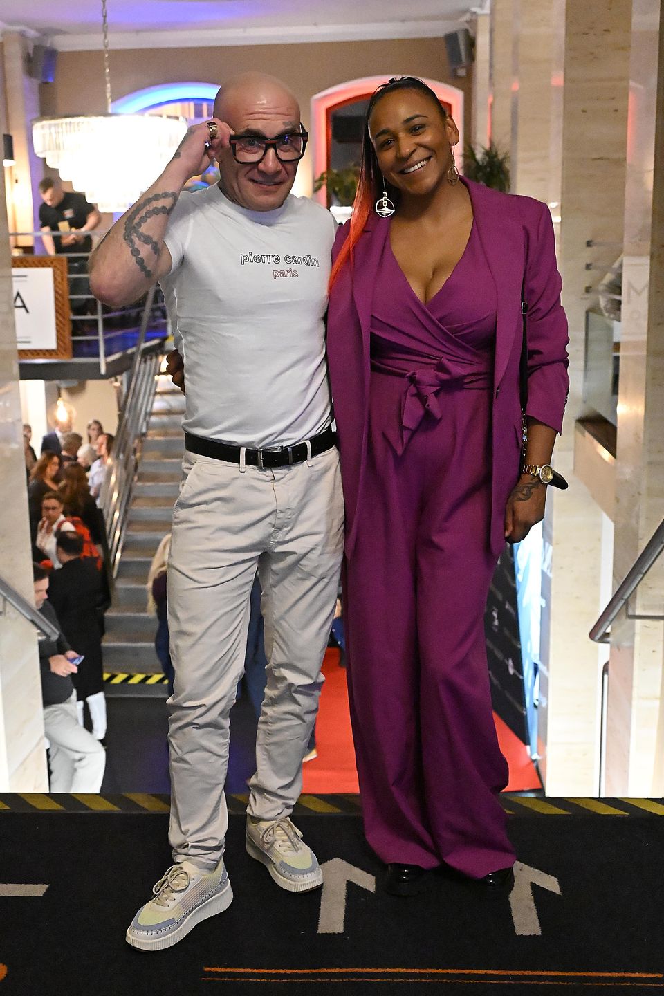 Sobota z żoną na premierze filmu animowanego "Quo Vadis"