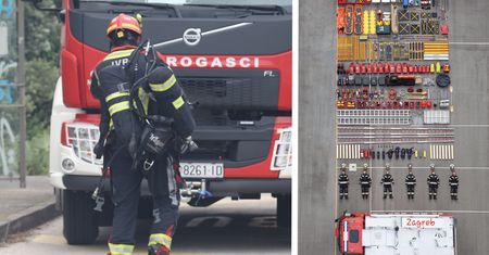 Chorwaccy strażacy pokazali, co kryje się w jednym wozie strażackim