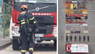 Chorwaccy strażacy pokazali, co kryje się w jednym wozie strażackim