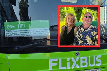 Wsiedli do autobusu 666. Usłyszeli o nim za granicą. "Nie chodzi o religię"