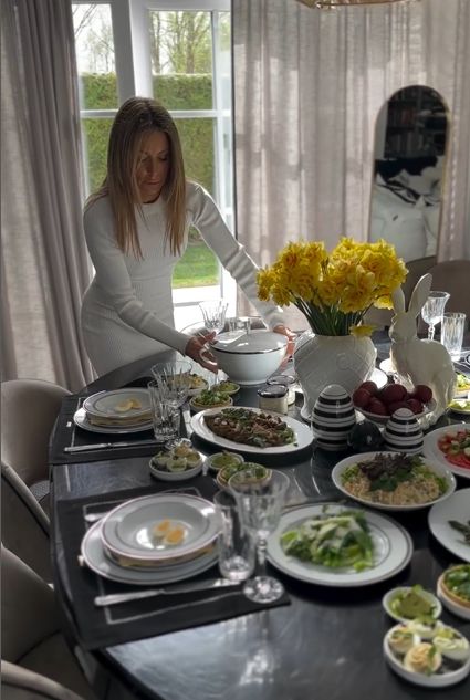 Małgorzata Rozenek pochwaliła się wielkanocnym stołem (Instagram)