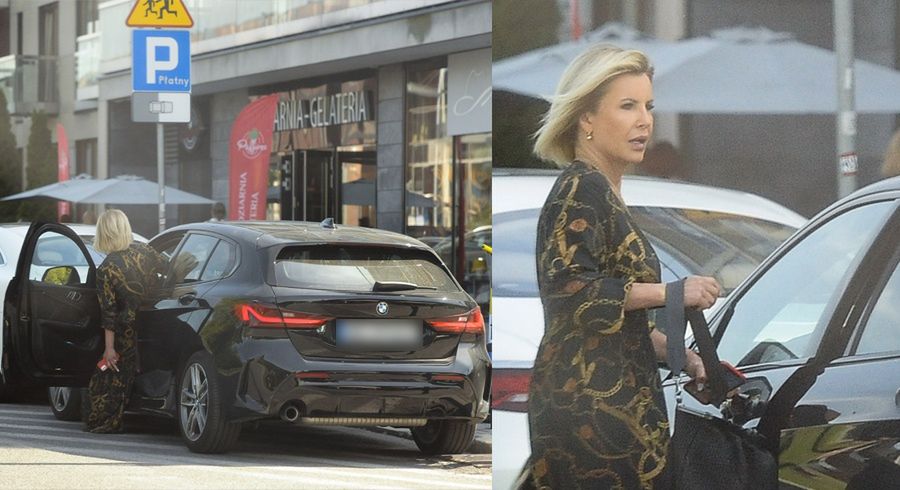 Joanna Racewicz parkuje na zakazie 