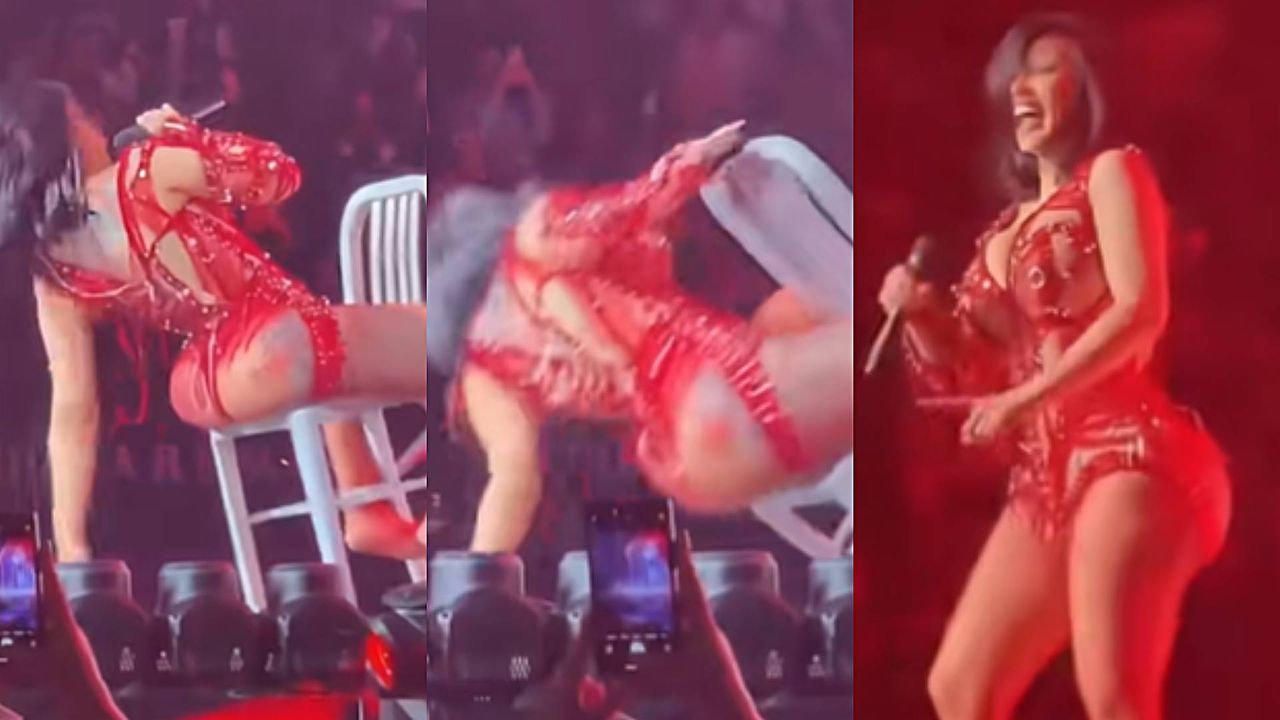 Cardi B, wpadka na koncercie