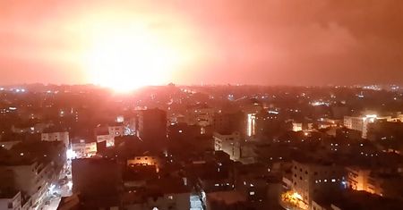 Izraelskie rakiety nad Strefą Gazy. Pierwszy taki atak do miesięcy