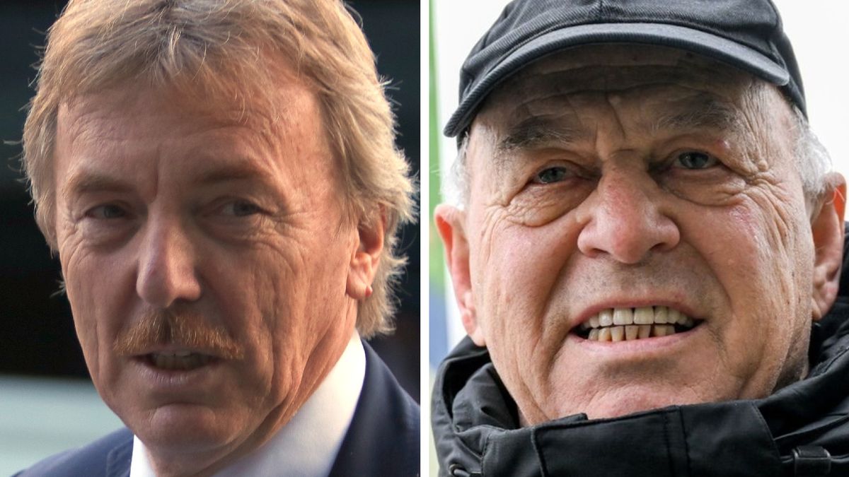 Na zdjęciu: Zbigniew Boniek i Grzegorz Lato (PAP/Darek Delmanowicz)