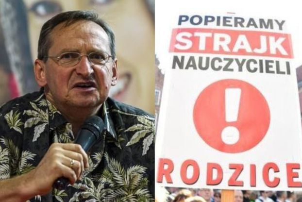Strajk nauczycieli. Wojciech Cejrowski: "ZNP to KUŹNIA KOMUNISTYCZNYCH TREPÓW! Trzeba 300 tys. ludzi usunąć, zostawić 10 procent"