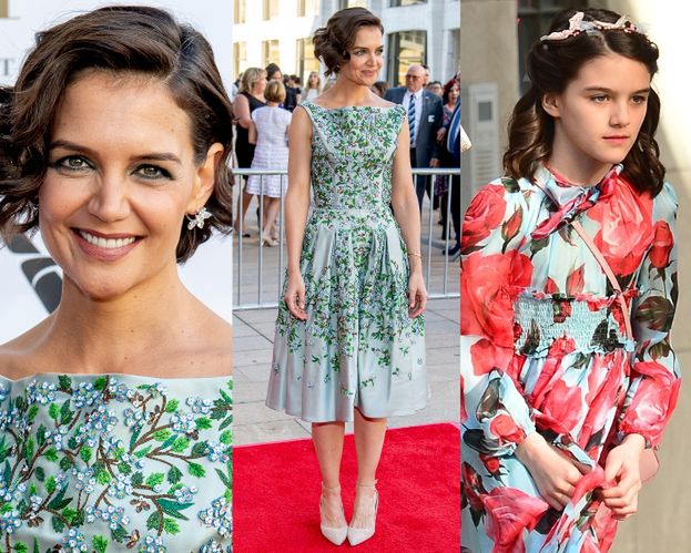 Elegancka Katie Holmes zabrała Suri na balet