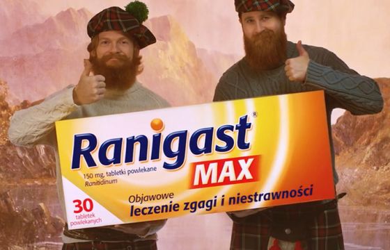 Góralska kapela i Szkoci reklamują Ranigast Max (wideo)