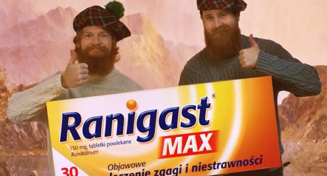 Góralska kapela i Szkoci reklamują Ranigast Max (wideo)