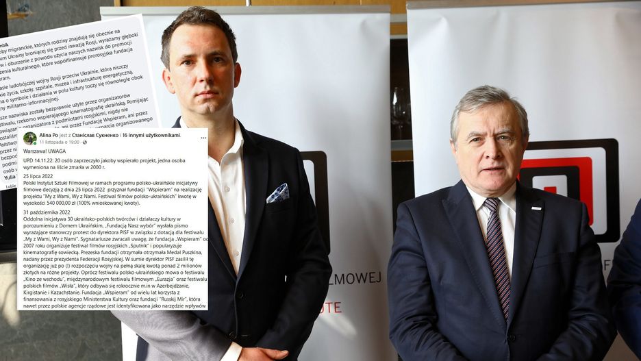 Zarówno PISF Radosława Śmigulskiego i ministerstwo kultury Piotra Glińskiego wspierało finansowo Fundację Wspieram