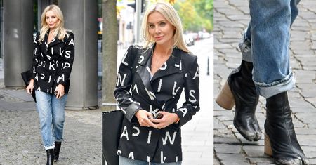 "Trendsetterka" Agnieszka Woźniak-Starak paraduje chodnikiem w "oryginalnych" butach za 4,5 tysiąca (ZDJĘCIA)