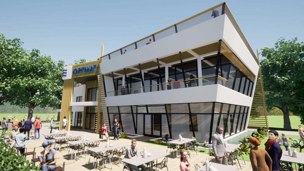 Wizualizacja nowego kapitanatu w Giżycku 