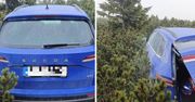 Skradzione auto odnalezione pod Śnieżką. Było ukryte w kosodrzewinie