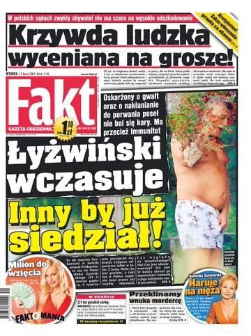 Okładka "Faktu"