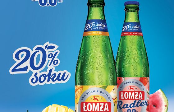 Łomża poszerza ofertę o Radlery z 20 proc. zawartością soku