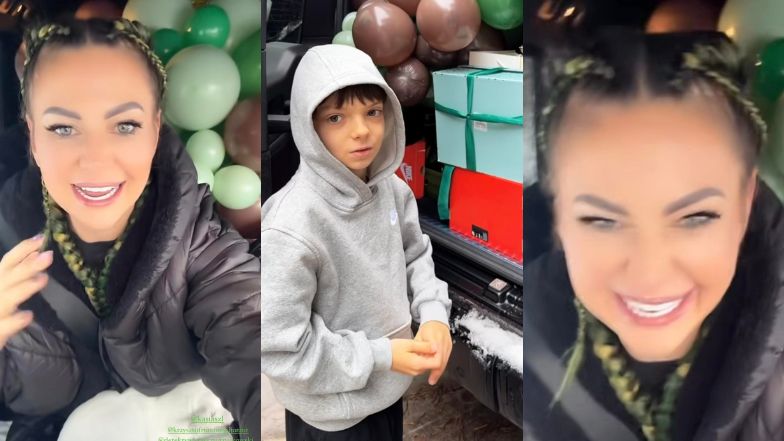 Maja Rutkowski relacjonuje powrót z urodzin syna. Pokazała prezenty