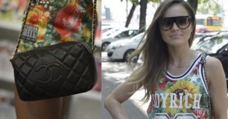 Torebka od Chanel i kwiecisty top!