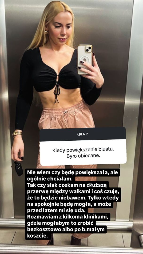 Marianna Schreiber o powiększeniu biustu