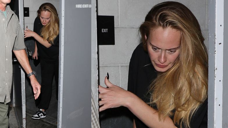 Adele bez makijażu na randce z partnerem