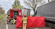 Tragedia na DK22 pod Malborkiem. Kierowca ciężarówki zginął po zderzeniu dwóch pojazdów