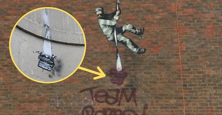 Banksy zamieszał. Interweniowała ochrona