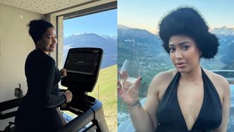 Patricia Kazadi żegna się z Alpami, pozując w bikini i włochatej czapce: "Wracam do Was z dobrze naładowaną baterią"