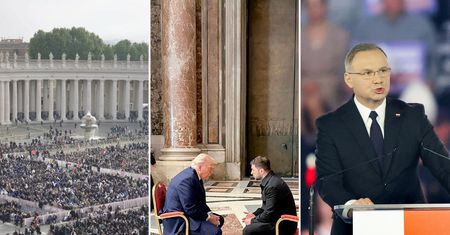 Pogrzeb papieża, spotkanie Trumpa z Zełeńskim i wsparcie Dudy. Co wydarzyło się w miniony weekend?