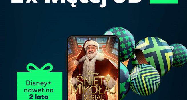 Plus w świątecznej promocji kusi pakietem danych i dostępem do Disney+