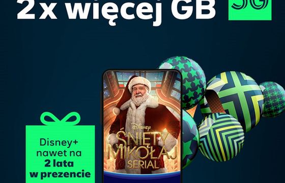 Plus w świątecznej promocji kusi pakietem danych i dostępem do Disney+