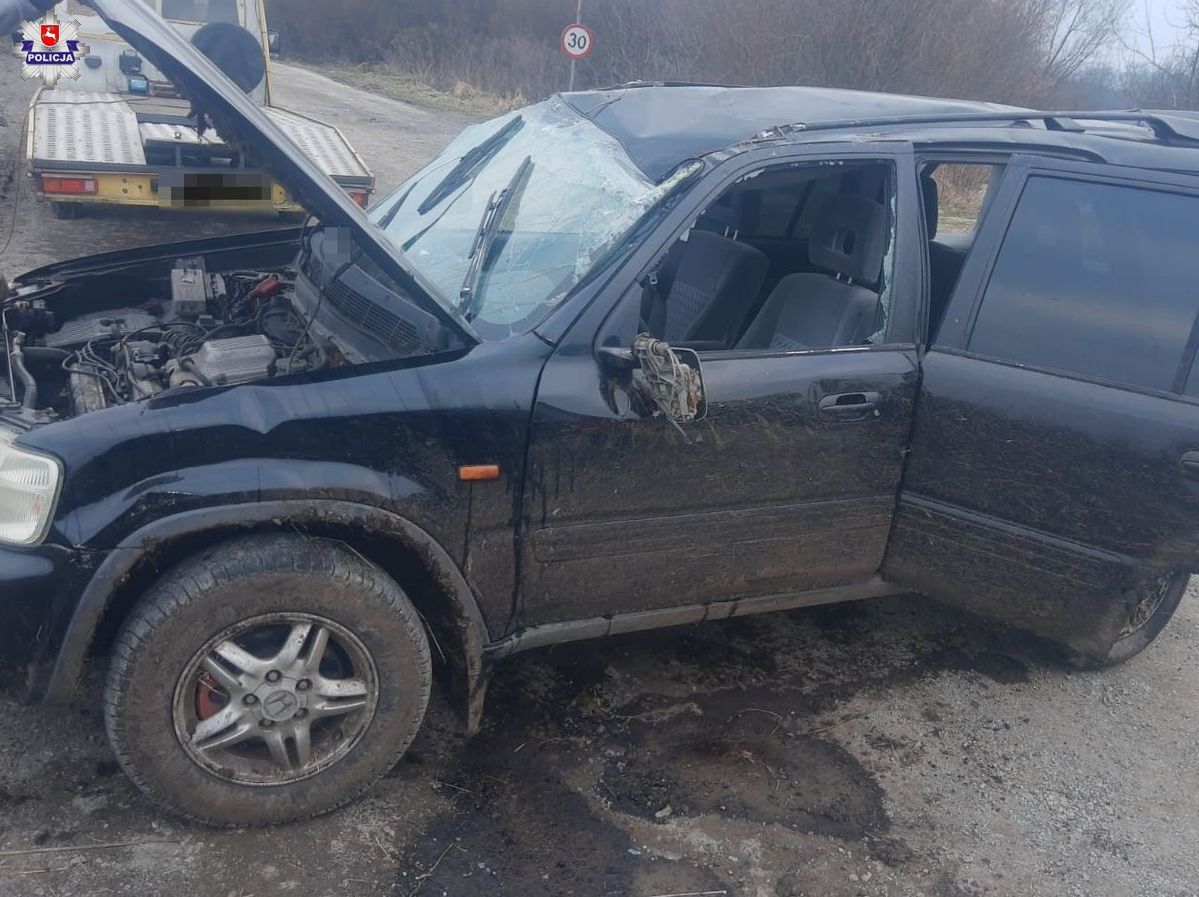 Honda CRV po dachowaniu