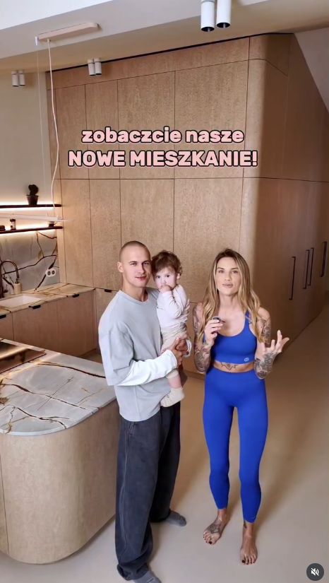 Karolina Gilon i Mateusz Świerczyński z synem