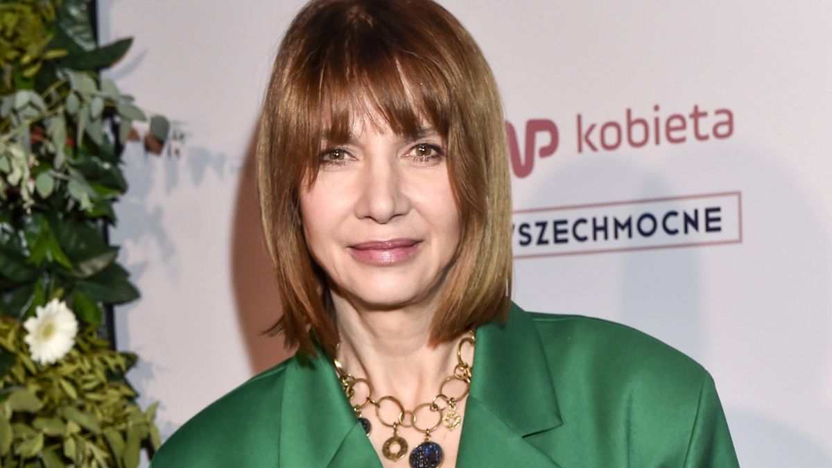 Grażyna Wolszczak podczas gali plebiscytu Wszechmocne